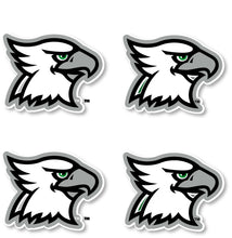 Load image into Gallery viewer, North Dakota Fighting Hawks 4-Inch Mascot Logo NCAA Vinyl Decal Sticker for Fans, Students, and Alumni
