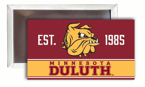 Minnesota Duluth Bulldogs  2x3-Inch NCAA Vibrant Collegiate Fridge Magnet - Multi-Surface Team Pride Accessory Single Unit