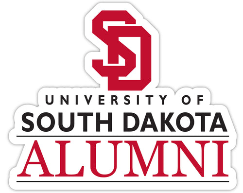 South Dakota Coyotes 4-Inch Alumni NCAA Vinyl Sticker - Durable School Spirit Decal