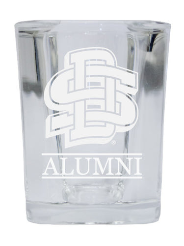 NCAA South Dakota State Jackrabbits Alumni 2oz Laser Etched Square Shot Glass 