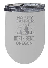 Load image into Gallery viewer, North Bend Oregon Souvenir 12 oz Laser Etched Insulated Wine Stainless Steel Tumbler
