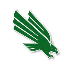 Load image into Gallery viewer, North Texas 2-Inch Mascot Logo NCAA Vinyl Decal Sticker for Fans, Students, and Alumni
