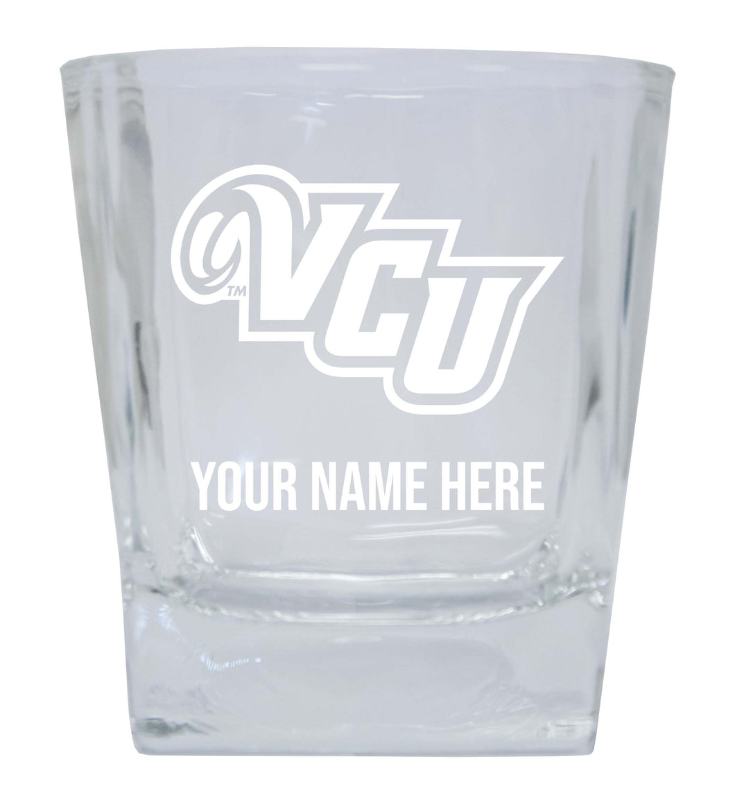 Virginia Commonwealth Custom College Etched Alumni 8oz Glass Tumbler