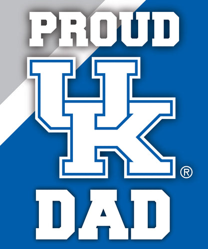 Kentucky Wildcats 5x6-Inch Proud Dad NCAA - Durable School Spirit Vinyl Decal Perfect Gift for Dad