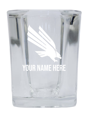 NCAA North Texas Personalized 2oz Stemless Shot Glass - Custom Laser Etched 4-Pack