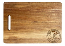 Load image into Gallery viewer, Norfolk State University Classic Acacia Wood Cutting Board - Small Corner Logo
