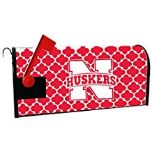 Nebraska Cornhuskers NCAA Officially Licensed Mailbox Cover Moroccan Design