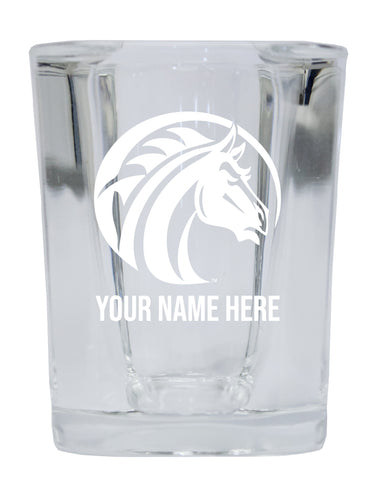NCAA Fayetteville State University Personalized 2oz Stemless Shot Glass - Custom Laser Etched 4-Pack