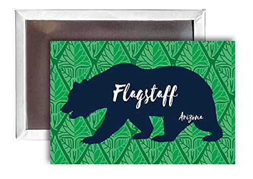 Flagstaff Arizona Souvenir 2x3-Inch Fridge Magnet Bear Design
