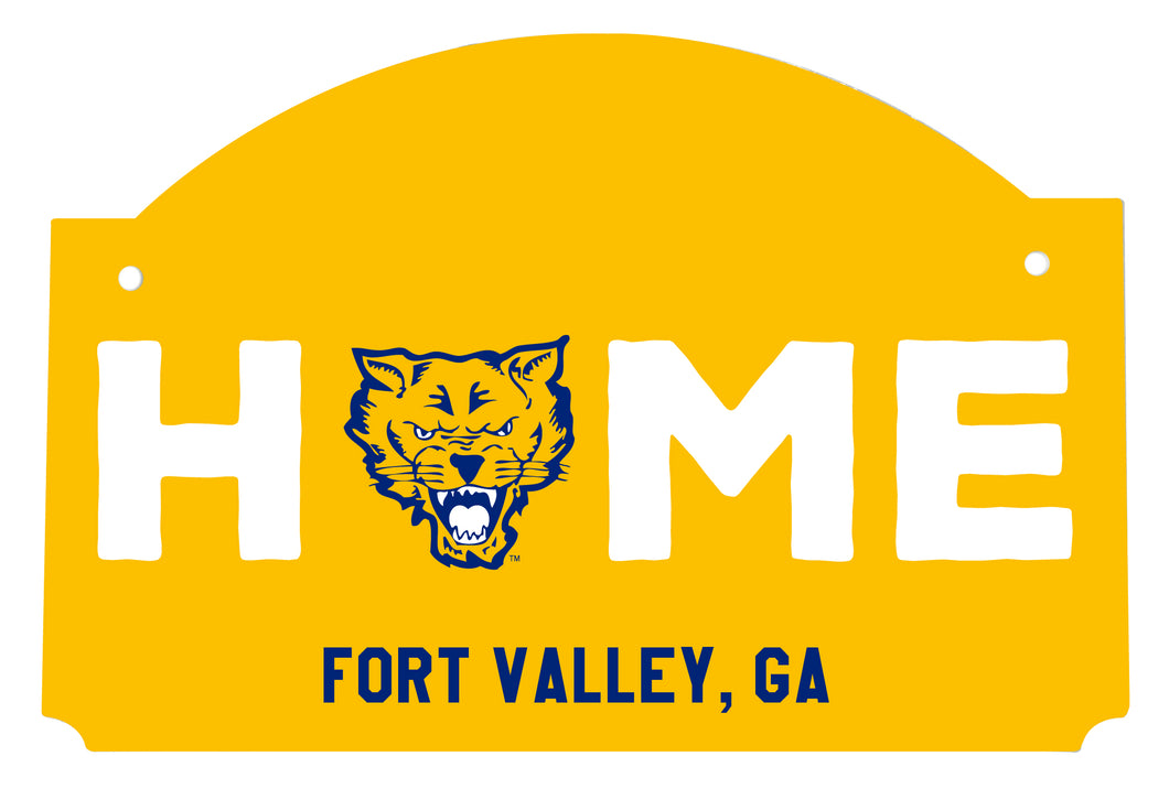 Fort Valley State University Wood Sign with String