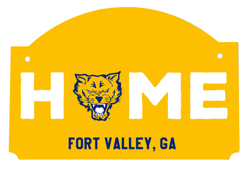 Fort Valley State University Wood Sign with String