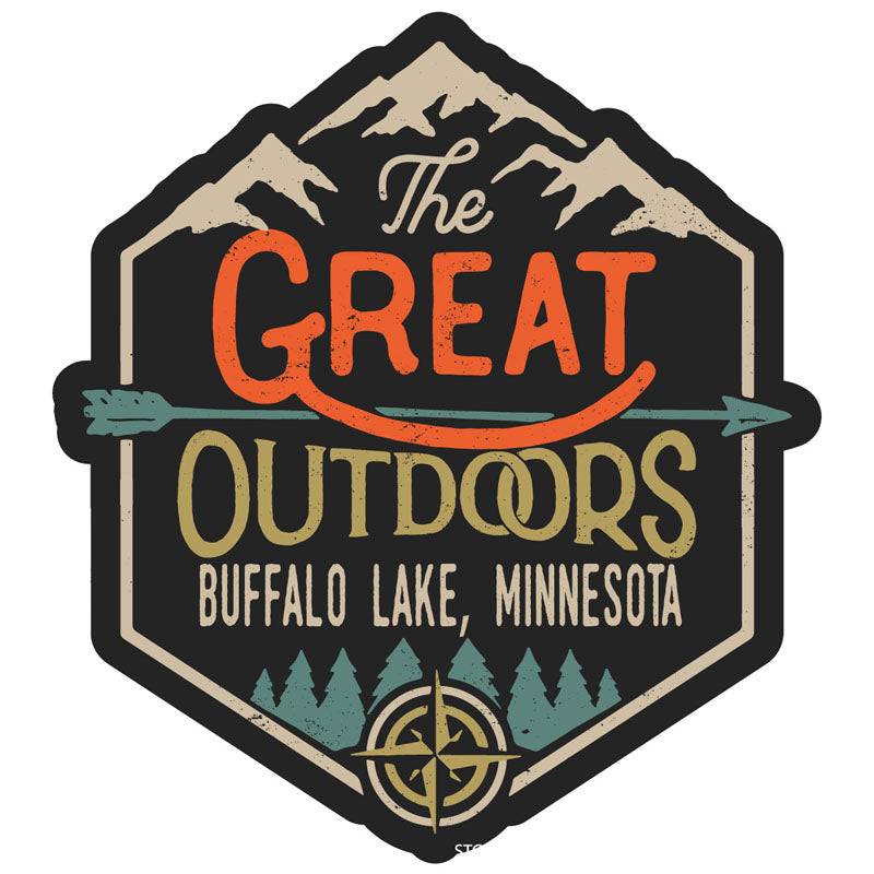 Buffalo Lake Minnesota Souvenir Decorative Stickers (Choose theme and size)