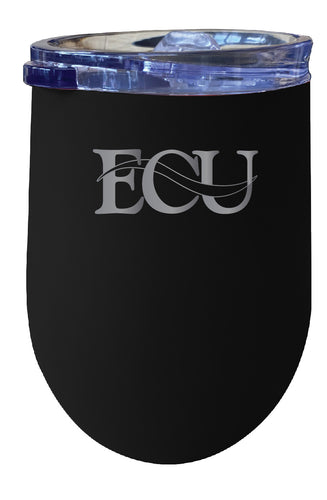 East Central University Tigers NCAA Laser-Etched Wine Tumbler - 12oz  Stainless Steel Insulated Cup