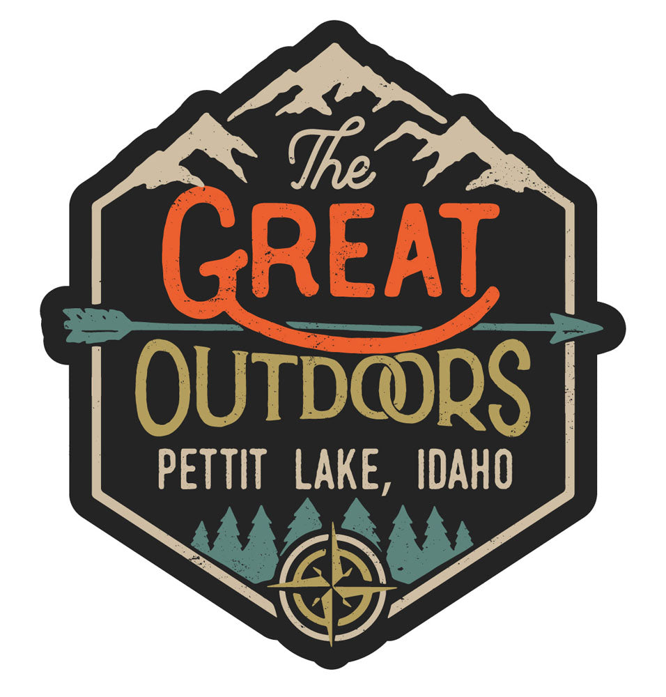 Pettit Lake Idaho Souvenir Decorative Stickers (Choose theme and size)