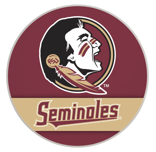 Florida State Seminoles Officially Licensed Paper Coasters (4-Pack) - Vibrant, Furniture-Safe Design