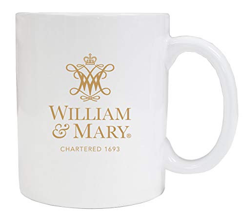William and Mary White Ceramic Coffee NCAA Fan Mug (White)