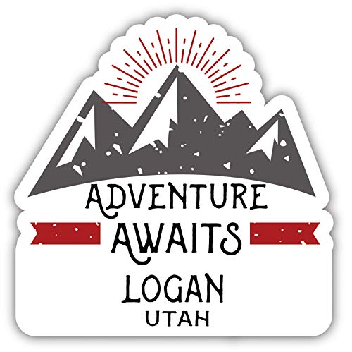 Logan Utah Souvenir Decorative Stickers (Choose theme and size)