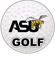 Load image into Gallery viewer, Alabama State University 4-Inch Round Baseball NCAA Passion Vinyl Decal Sticker
