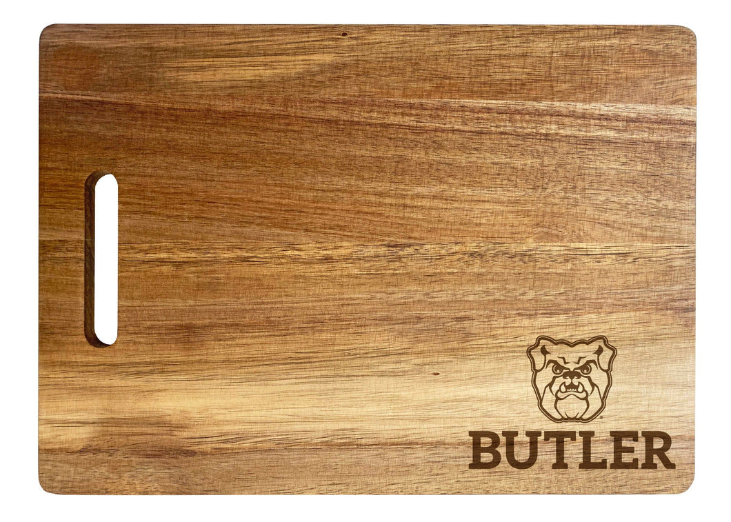 Butler Bulldogs Engraved Wooden Cutting Board 10