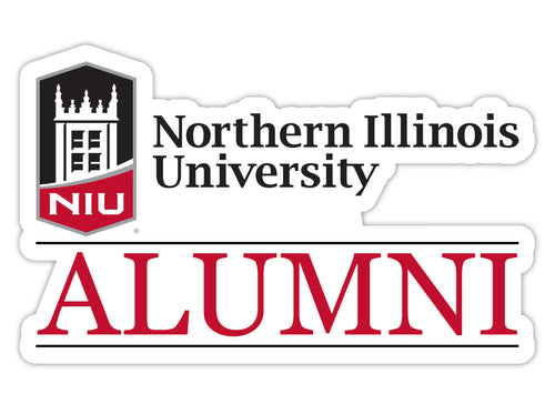 Northern Illinois Huskies 4-Inch Alumni NCAA Vinyl Sticker - Durable School Spirit Decal