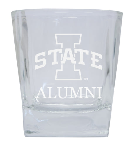 Iowa State Cyclones Alumni Elegance - 5 oz Etched Shooter Glass Tumbler 4-Pack