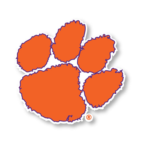 Clemson Tigers 2-Inch Mascot Logo NCAA Vinyl Decal Sticker for Fans, Students, and Alumni