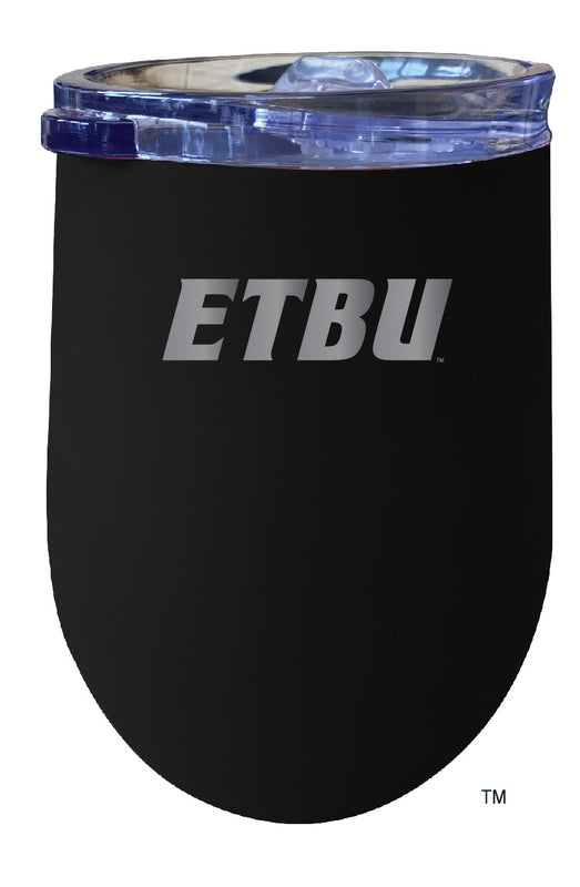 East Texas Baptist University NCAA Laser-Etched Wine Tumbler - 12oz  Stainless Steel Insulated Cup