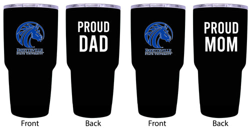 Fayetteville State University Proud Parent 24 oz Insulated Tumblers Set - Black, Mom & Dad Edition
