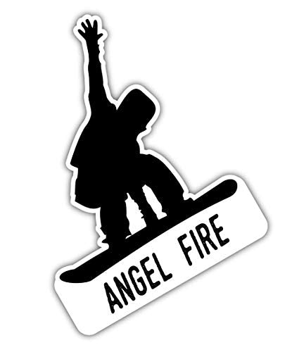 Angel Fire New Mexico Ski Adventures Souvenir 4 Inch Vinyl Decal Sticker 4-Pack
