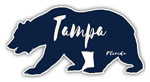 Tampa Florida Souvenir 3x1.5-Inch Fridge Magnet Bear Design