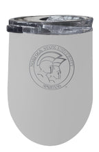 Load image into Gallery viewer, Norfolk State University 12 oz Etched Insulated Wine Stainless Steel Tumbler - Choose Your Color
