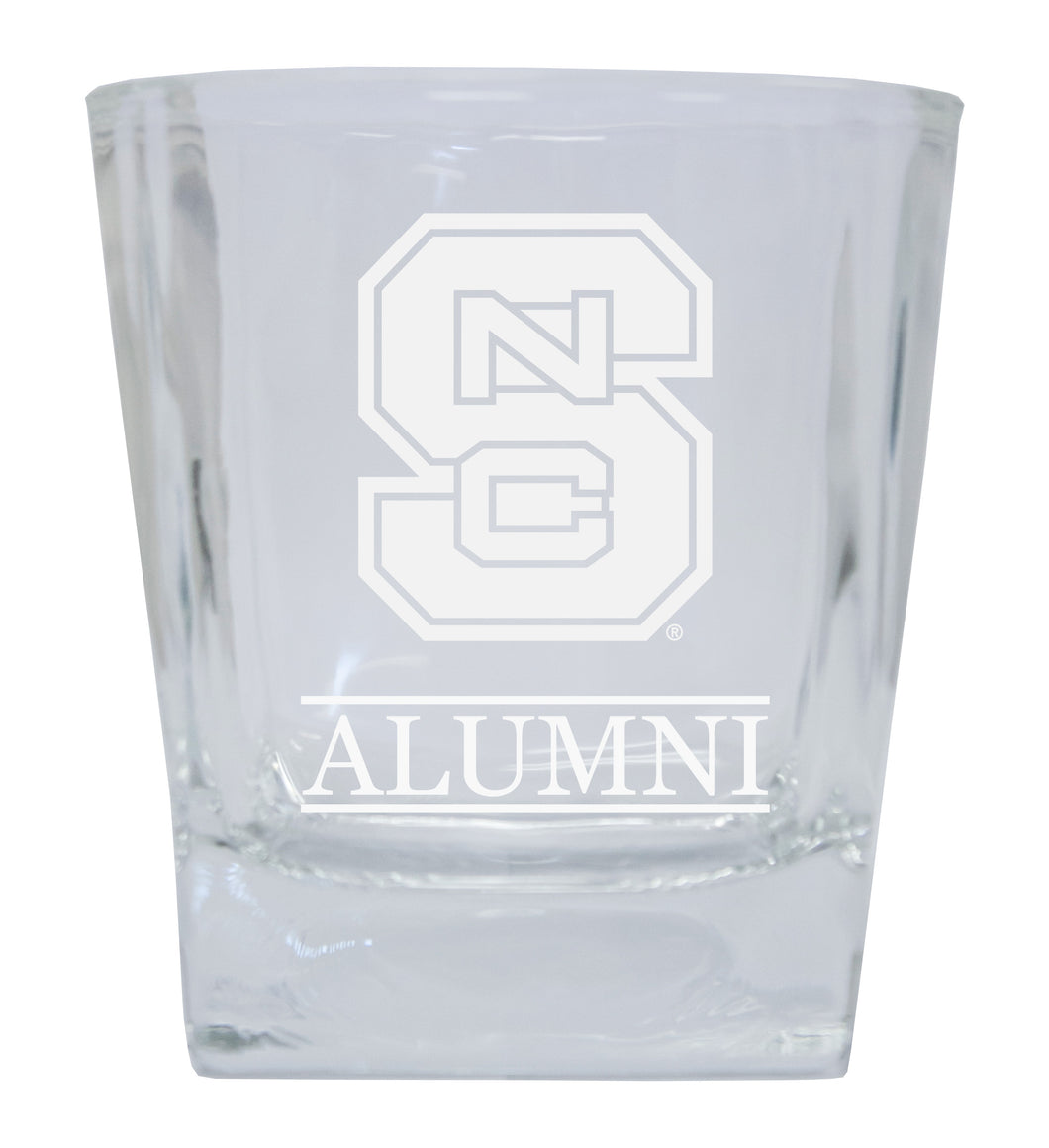 NC State Wolfpack 2-Pack Alumni Elegance 10oz Etched Glass Tumbler