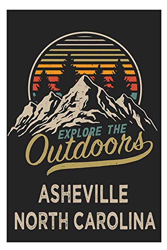 Asheville North Carolina Souvenir 2x3-Inch Fridge Magnet Explore The Outdoors