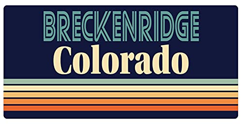 Breckenridge Colorado 5 x 2.5-Inch Fridge Magnet Retro Design
