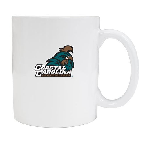 Coastal Carolina University White Ceramic NCAA Fan Mug 2-Pack (White)