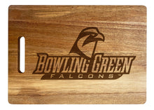 Load image into Gallery viewer, Bowling Green Falcons Engraved Wooden Cutting Board 10&quot; x 14&quot; Acacia Wood
