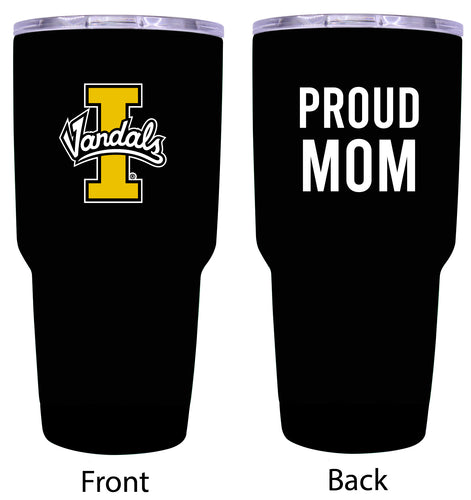 Idaho Vandals Proud Mom 24 oz Insulated Stainless Steel Tumbler - Black
