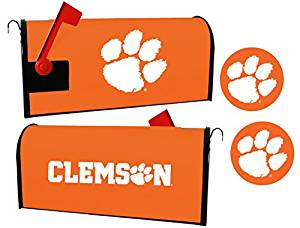 Clemson Tigers NCAA Officially Licensed Mailbox Cover & Sticker Set