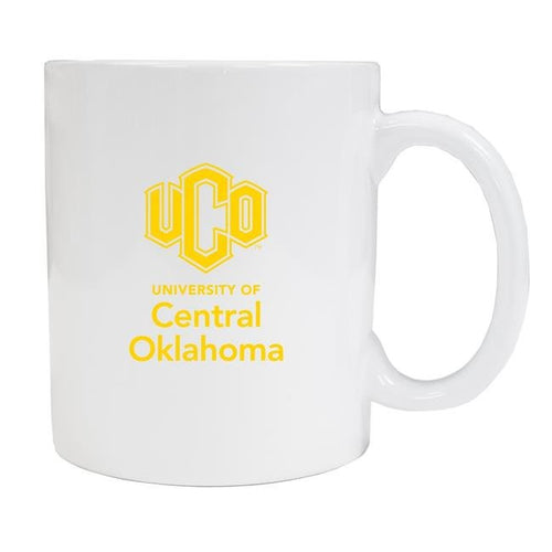 University of Central Oklahoma Bronchos White Ceramic NCAA Fan Mug 2-Pack (White)
