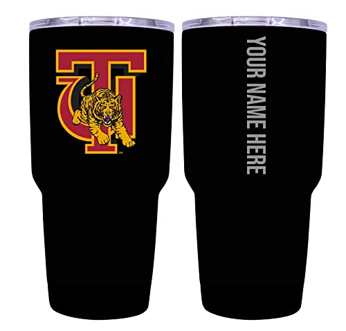Custom Tuskegee University Black Insulated Tumbler - 24oz Engraved Stainless Steel Travel Mug