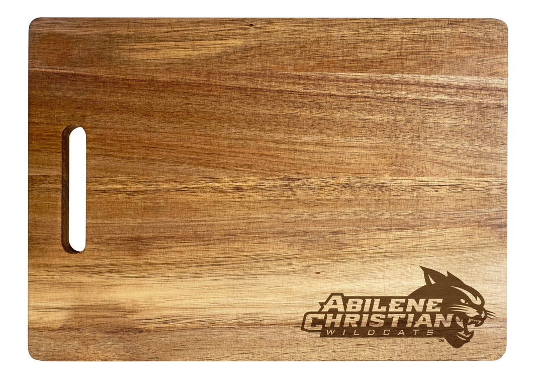 Abilene Christian University Classic Acacia Wood Cutting Board - Small Corner Logo