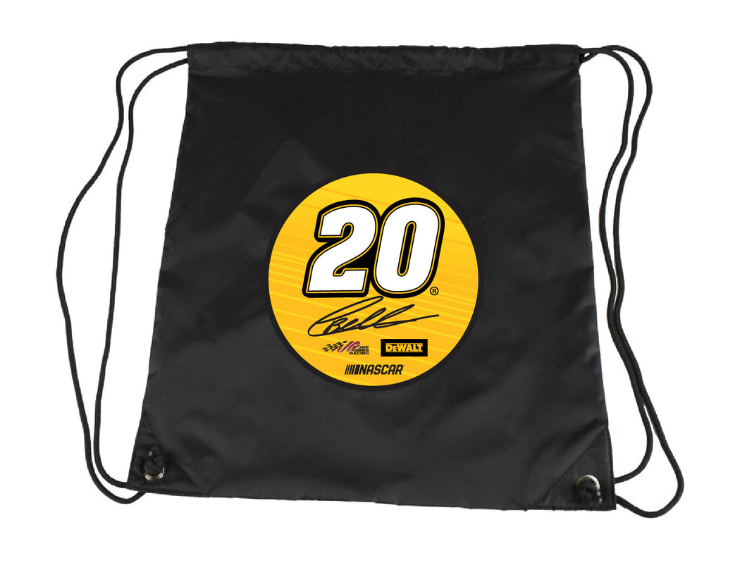 Christopher Bell # 20 Nascar Cinch Bag with Drawstring New for 2021