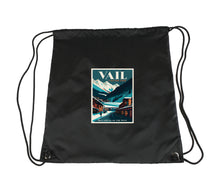 Load image into Gallery viewer, Vail Colorado Souvenir Cinch Bag with Drawstring Backpack
