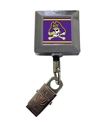 East Carolina Pirates 2-Pack Retractable Badge Holder