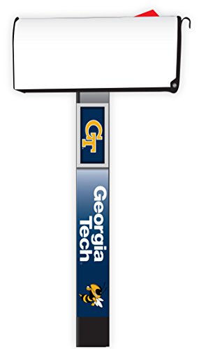 R and R Imports Georgia Tech Yellow Jackets 2-Pack Mailbox Post Cover