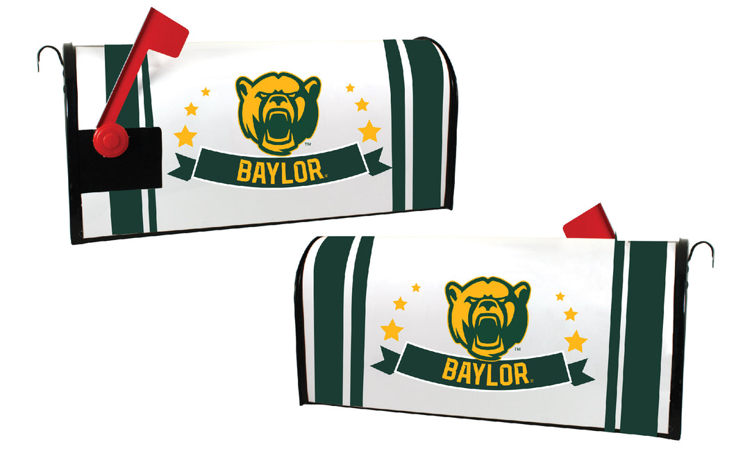 Baylor Bears NCAA Officially Licensed Mailbox Cover Logo and Stripe Design