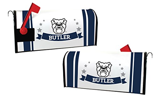 Butler Bulldogs NCAA Officially Licensed Mailbox Cover Logo and Stripe Design