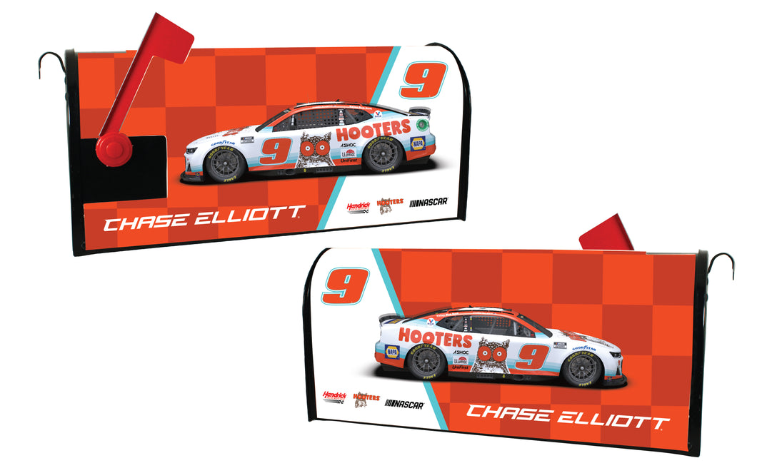 Nascar #9 Chase Elliott Hooters Mailbox Cover Car Design New for 2022