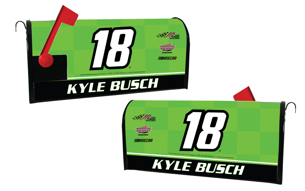 Nascar #18 Kyle Busch Mailbox Cover Number Design New for 2022