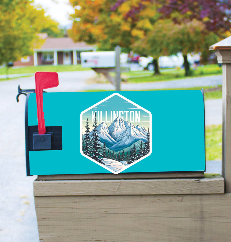 Killington Vermont Design C Souvenir Magnetic Mailbox Cover